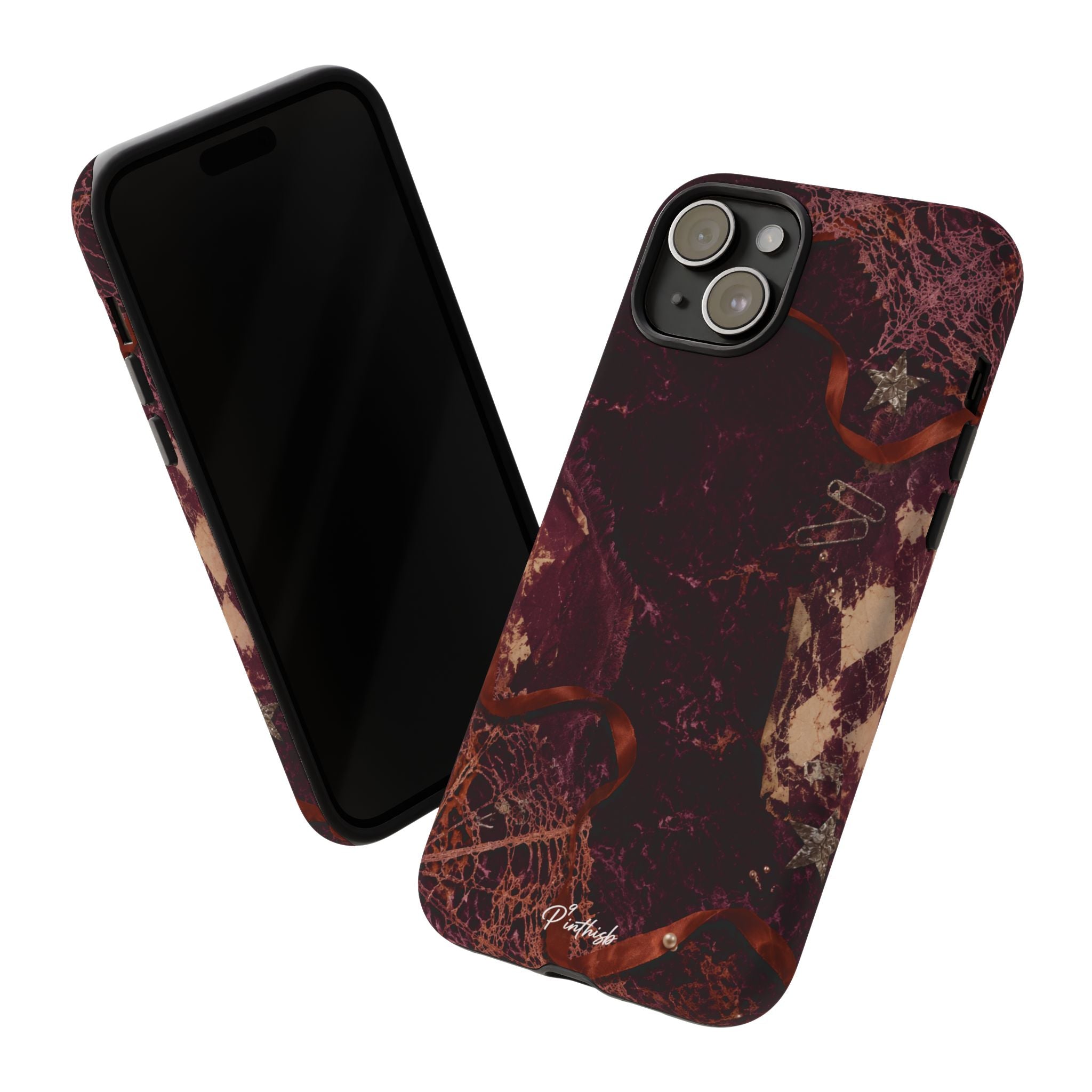 Dark Maroon Vintage Tough Case