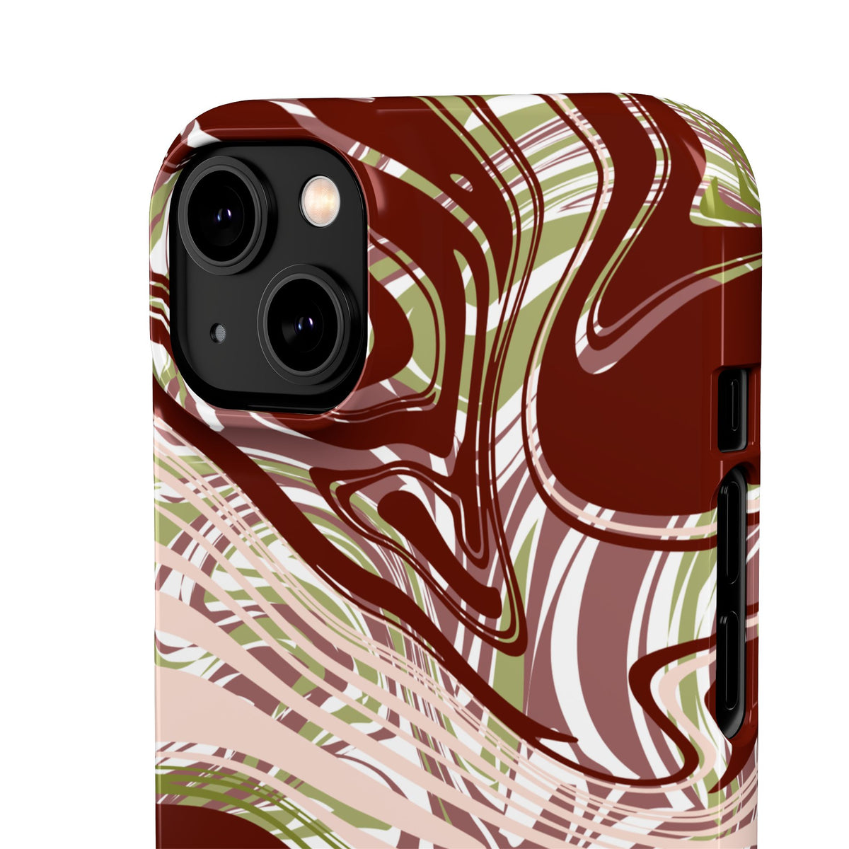 Abstract Marbled Snap Phone Case