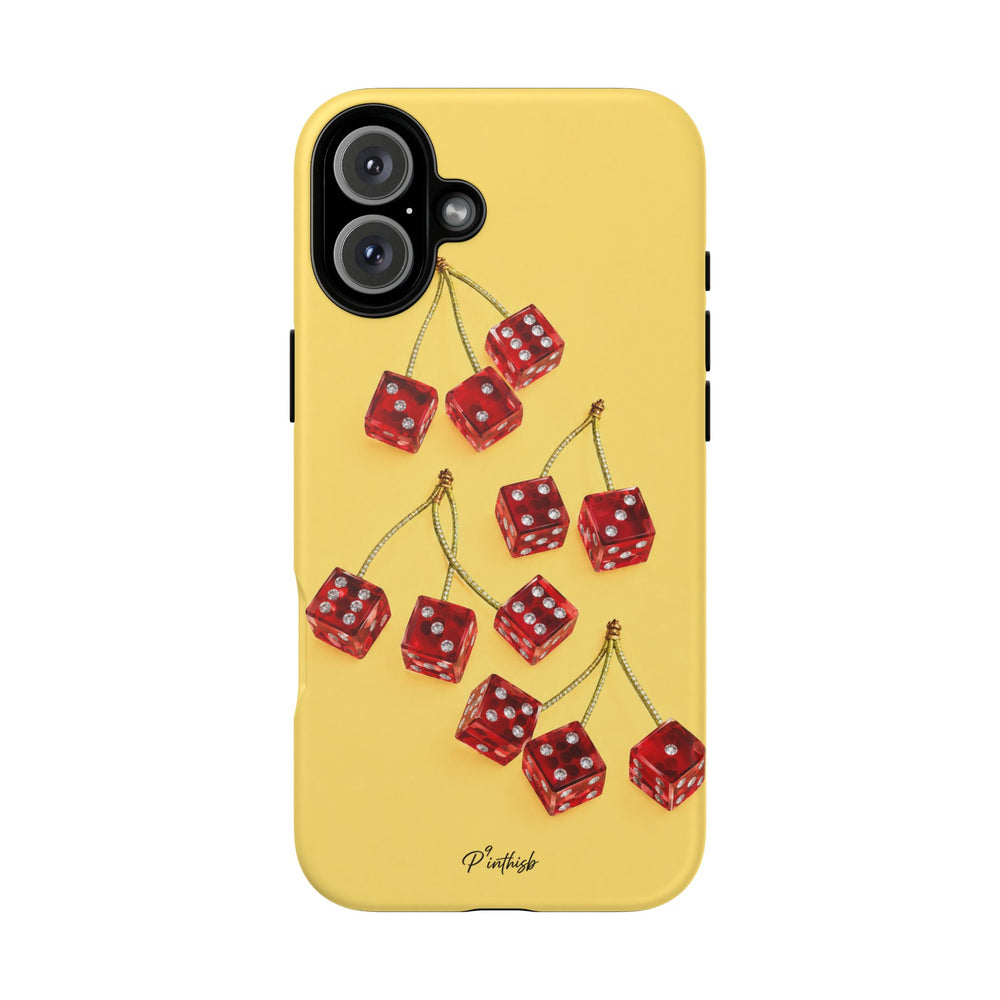 Cherry Dice Tough Phone Case