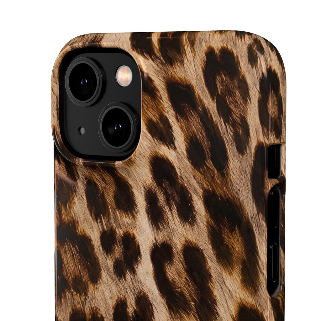 Leopard Print Snap Phone Case