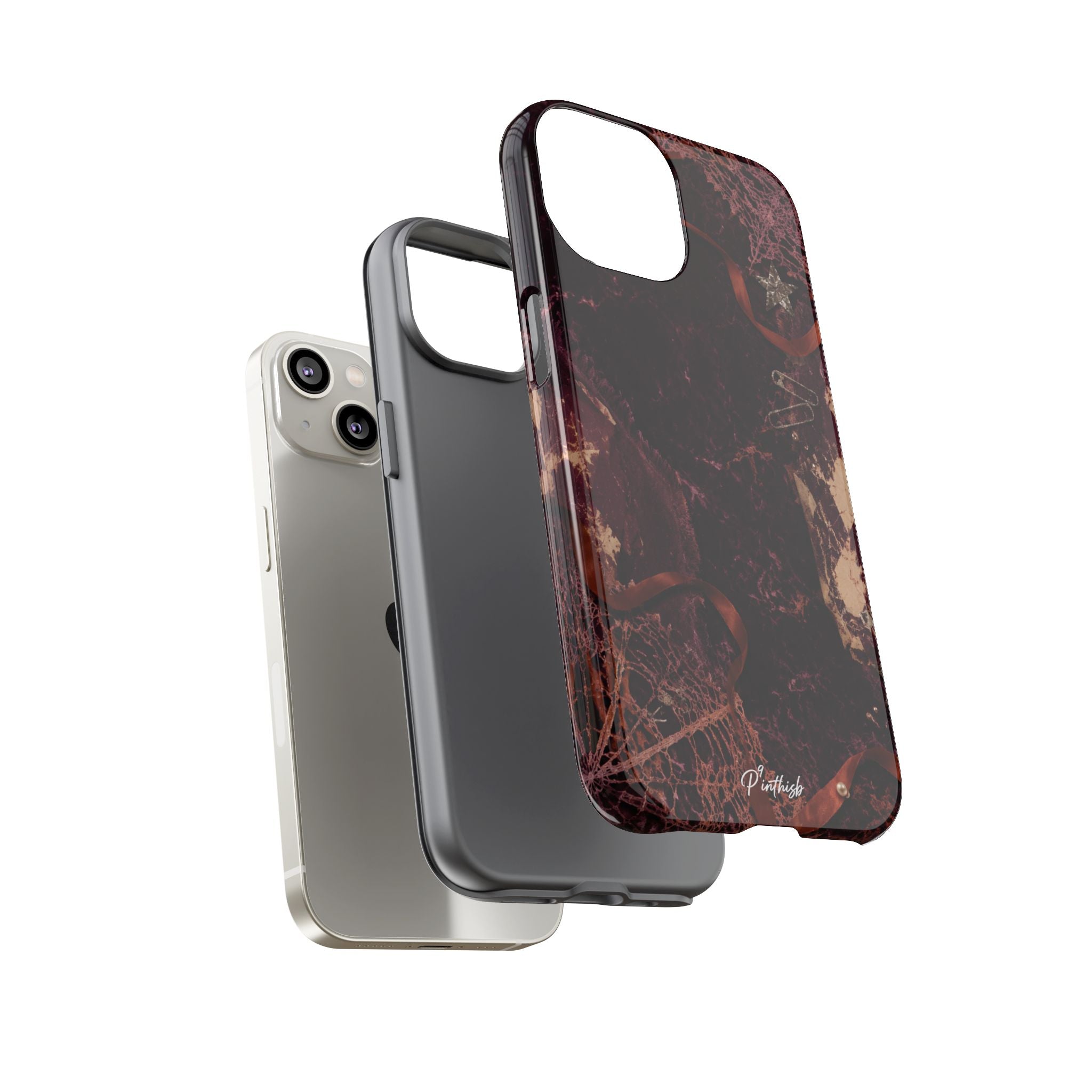 Dark Maroon Vintage Tough Case