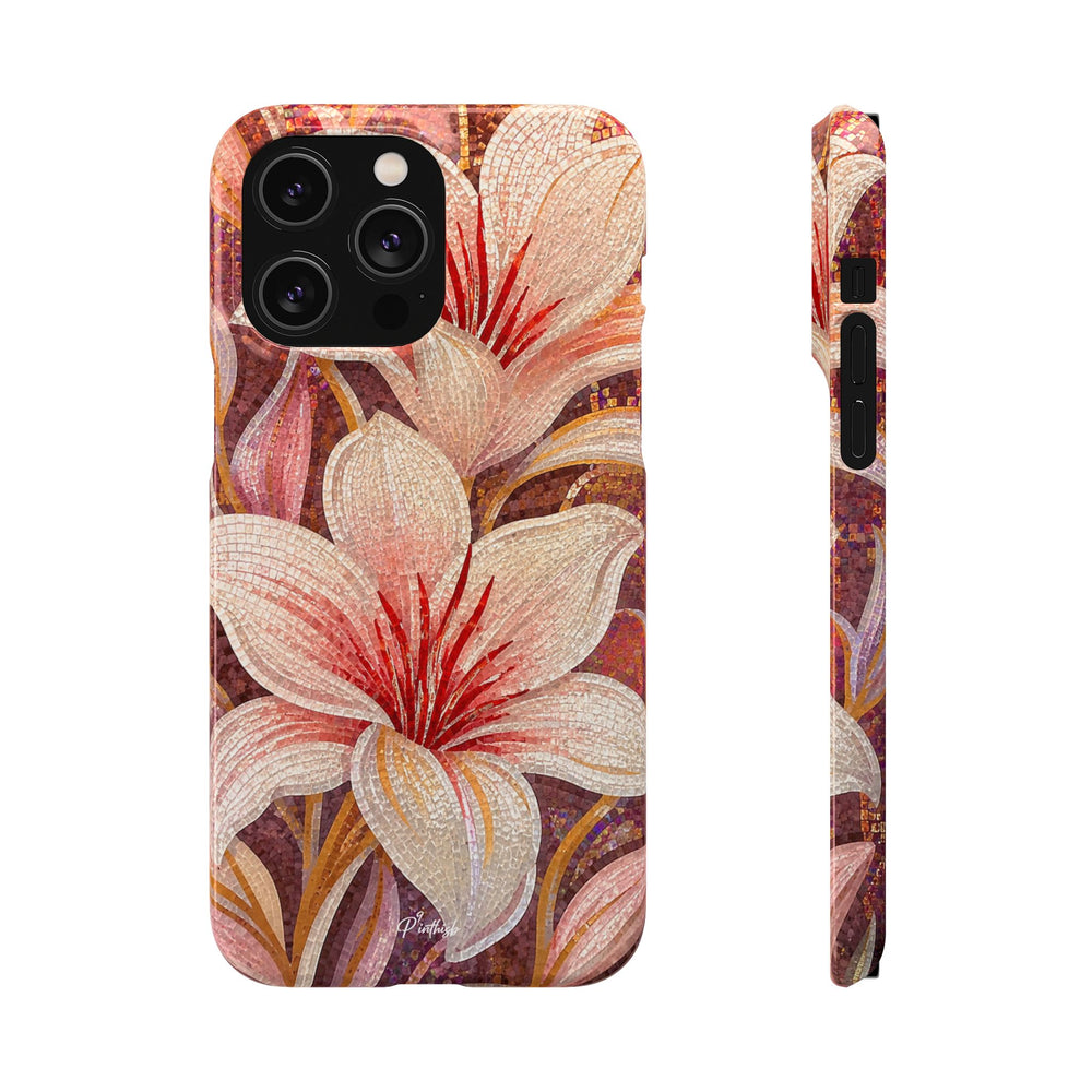 Floral Lily Snap Case