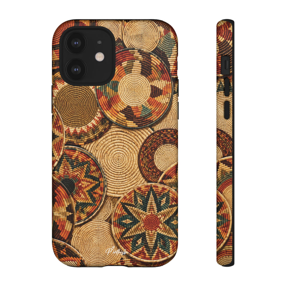 Bohemian Woven Basket Pattern Tough Case