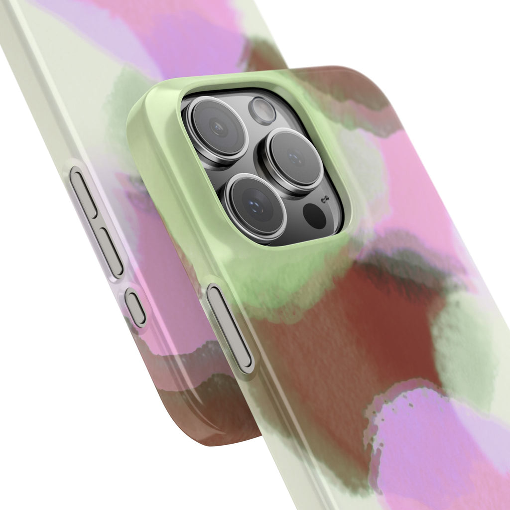 Abstract Pastel Camouflage Snap Phone Case