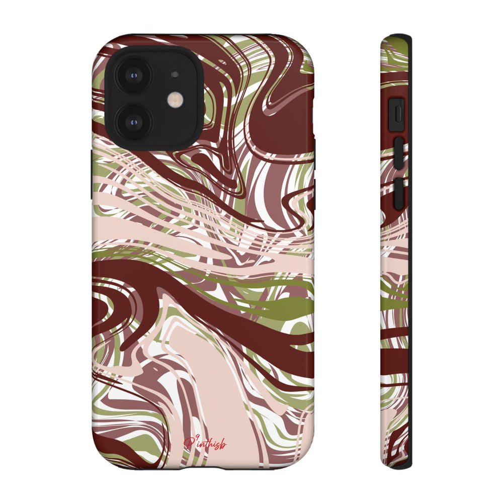 Abstract Marbled Tough Phone Case