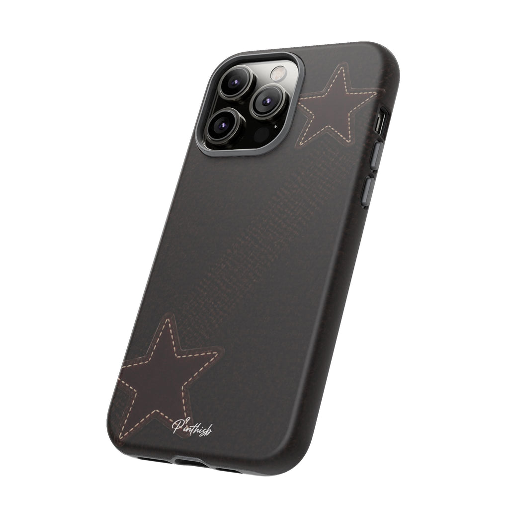 Rustic Stitched Star Phone Case