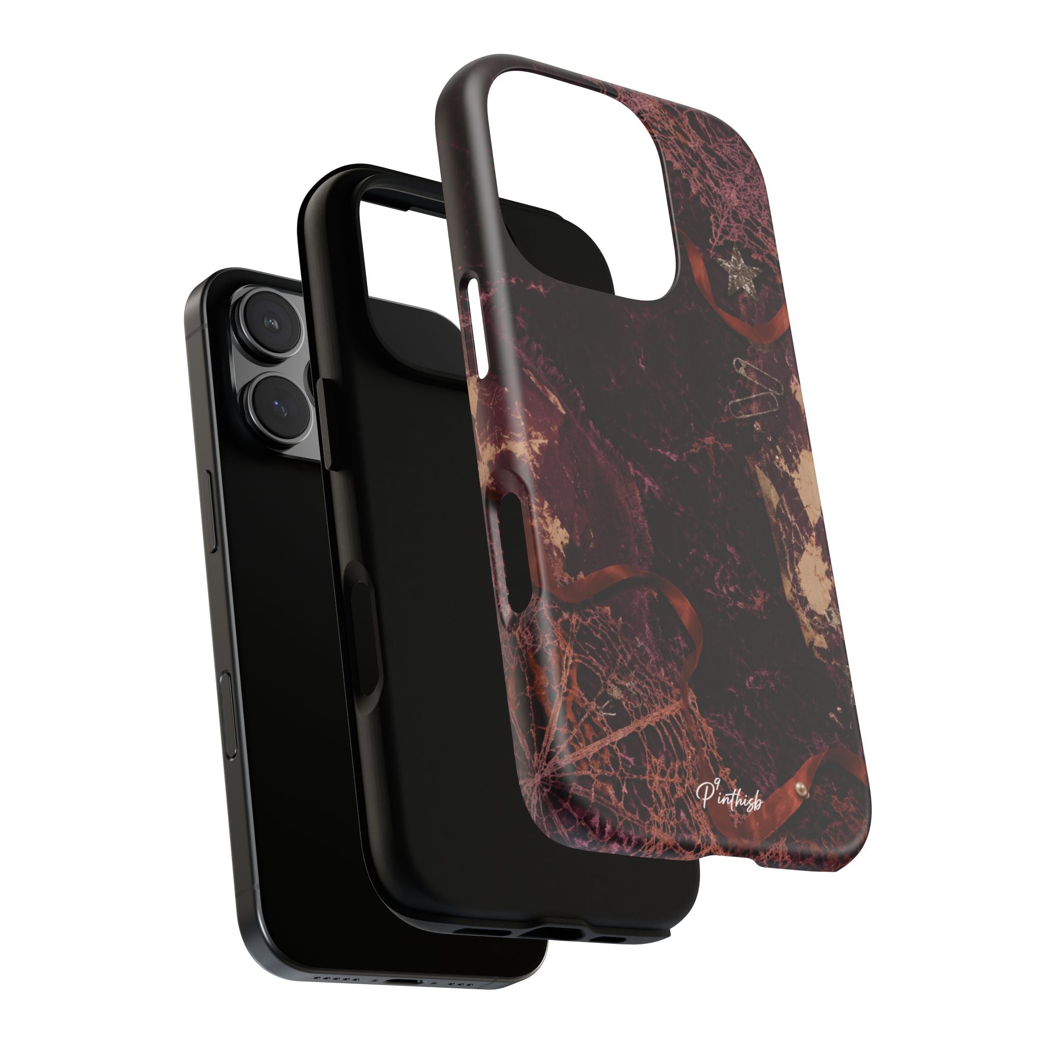 Dark Maroon Vintage Tough Case