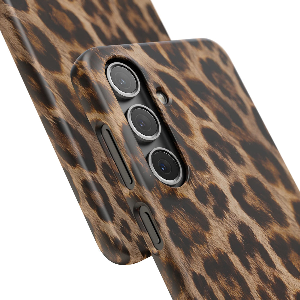 Leopard Print Snap Phone Case