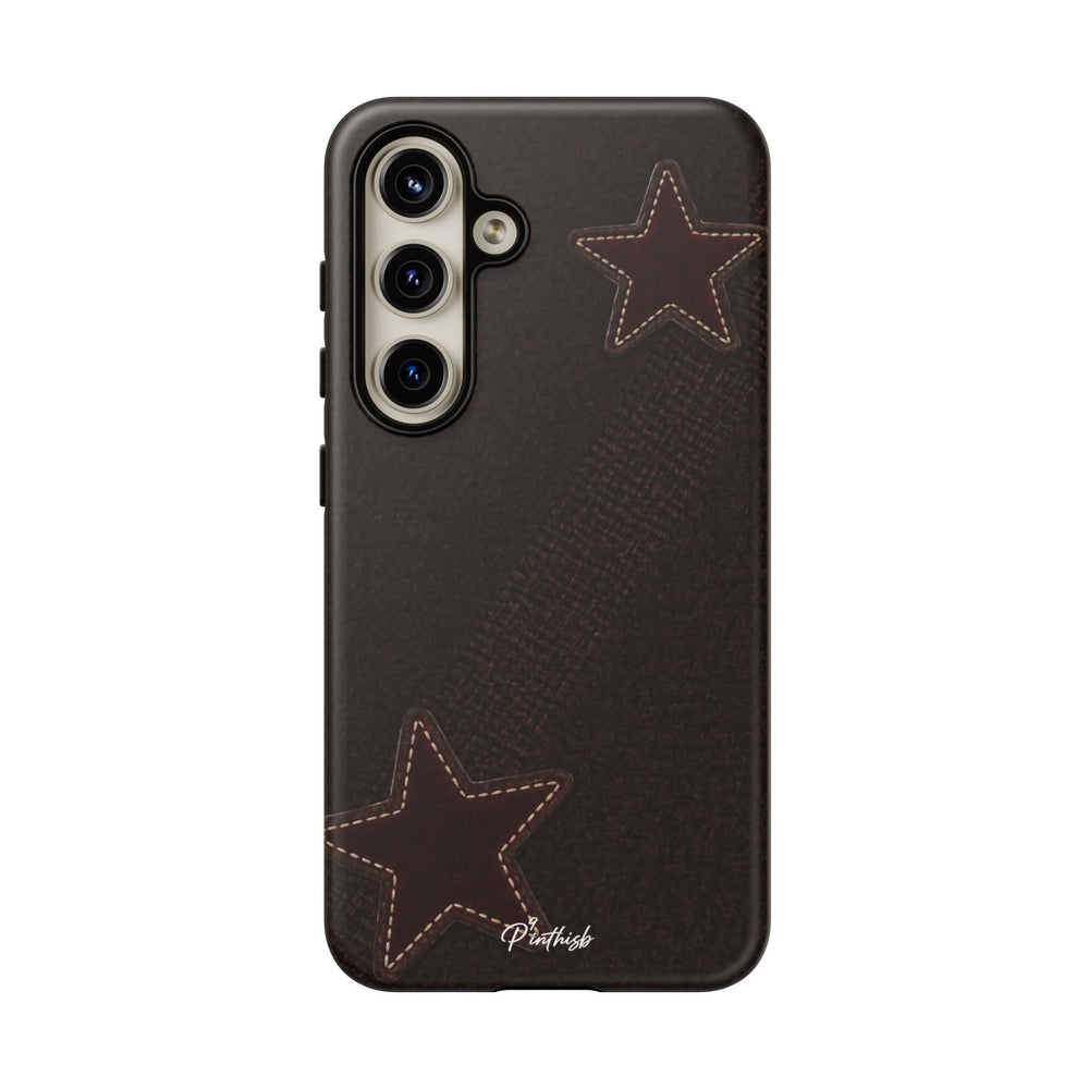 Rustic Stitched Star Phone Case