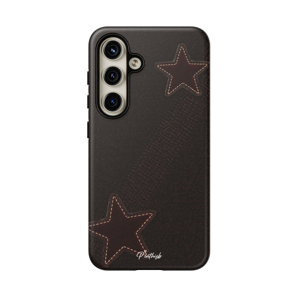 Rustic Stitched Star Phone Case