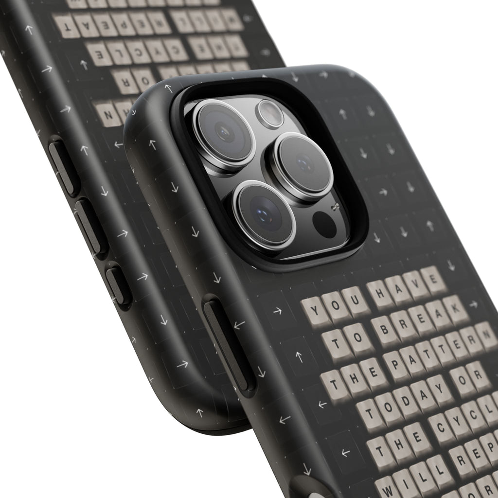 "Break the pattern" Keyboard Tough Case