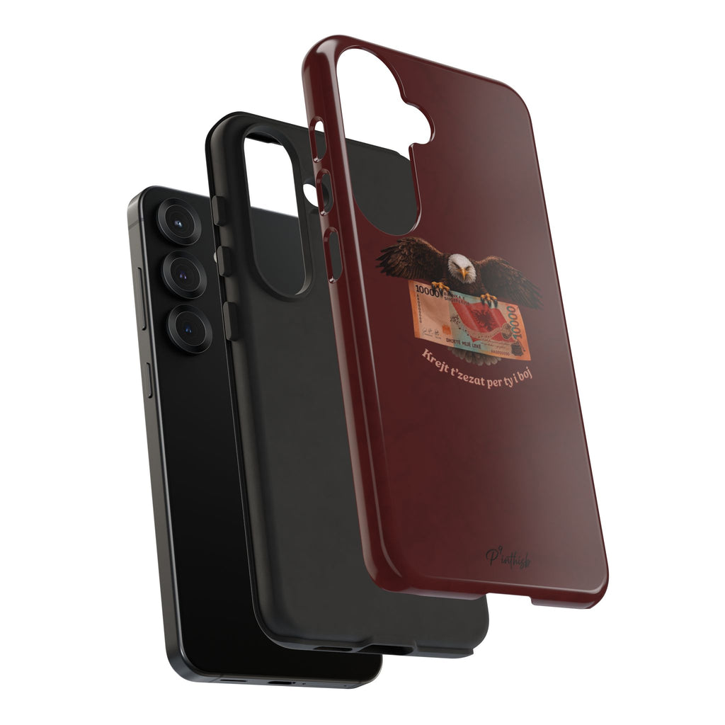 "Krejt t'zezat për ty i boj" Albanian Tough Phone Case