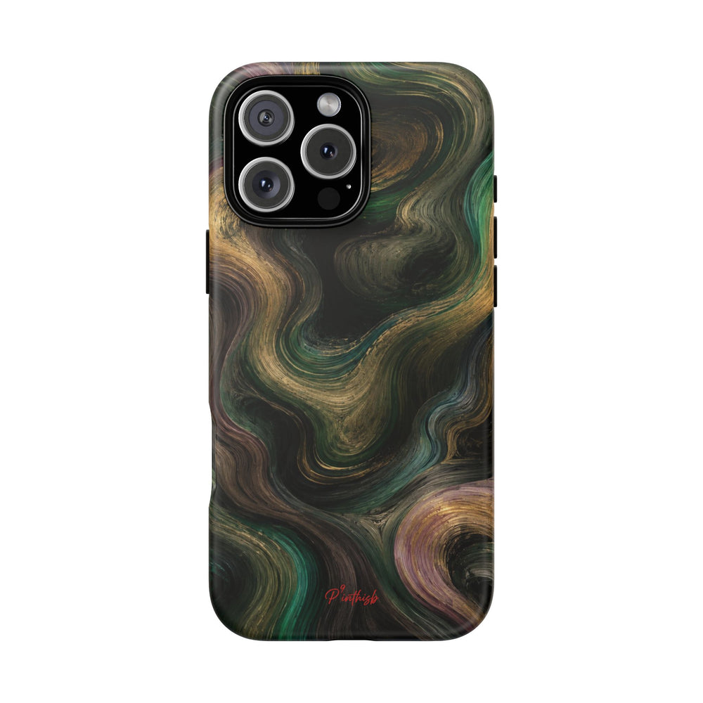 Marbled Forest Tough Phone Case