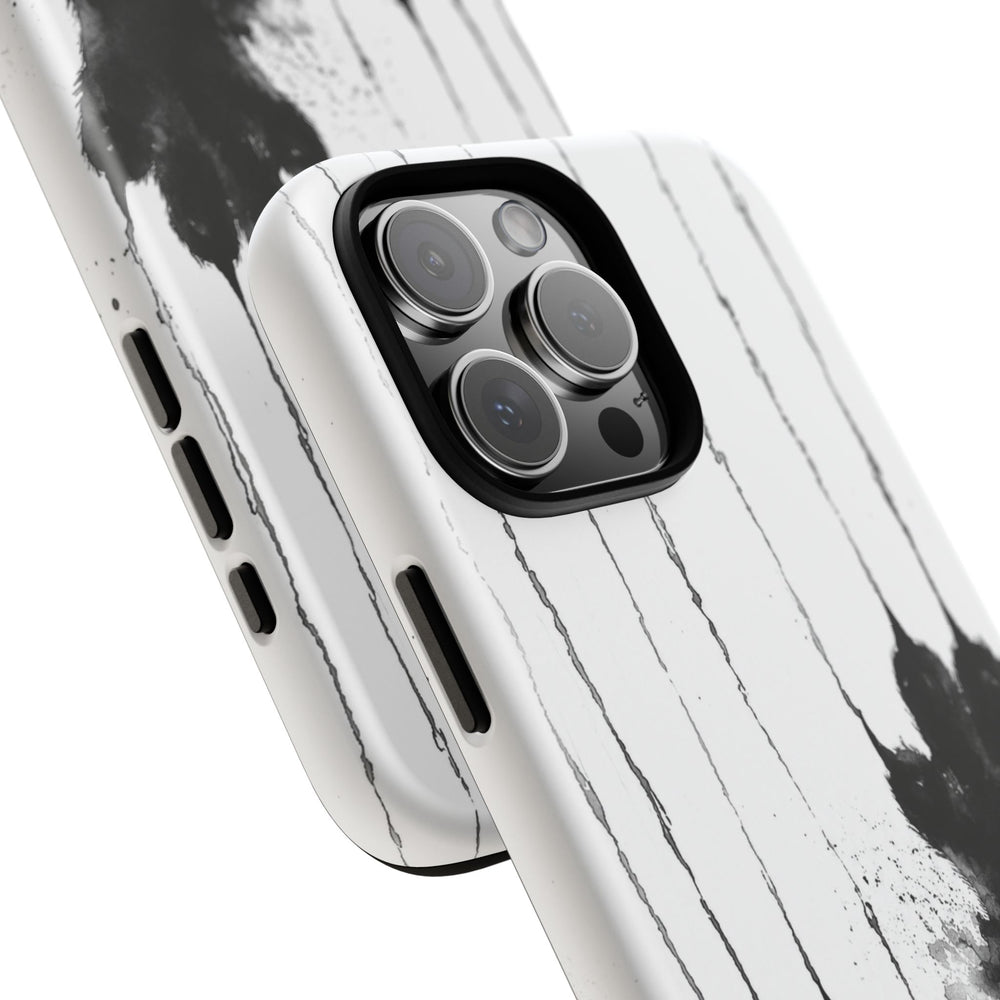 Black Ink Paw Print Tough Case