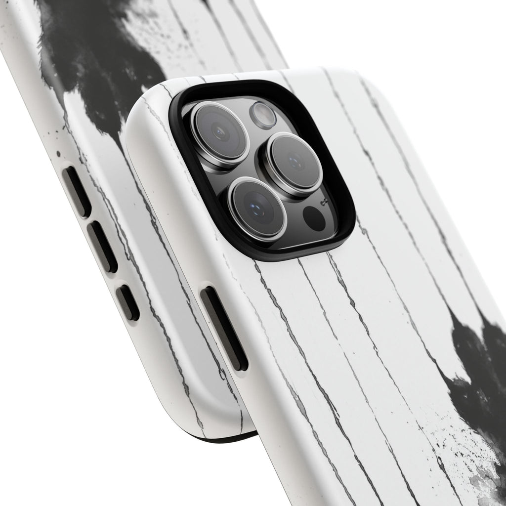 Black Ink Paw Print Tough Case