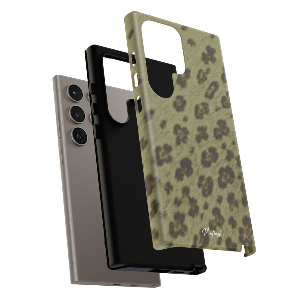 Olive Leopard Print Tough Case