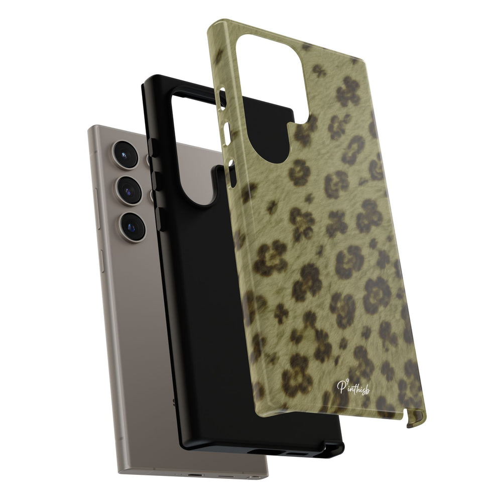 Olive Leopard Print Tough Case