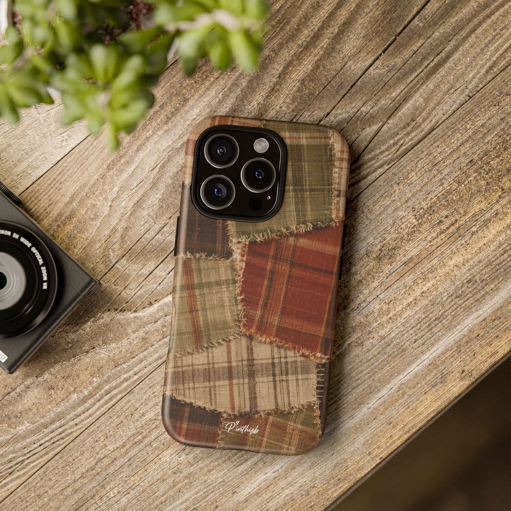 Rustic Fall Patchwork Tough Case