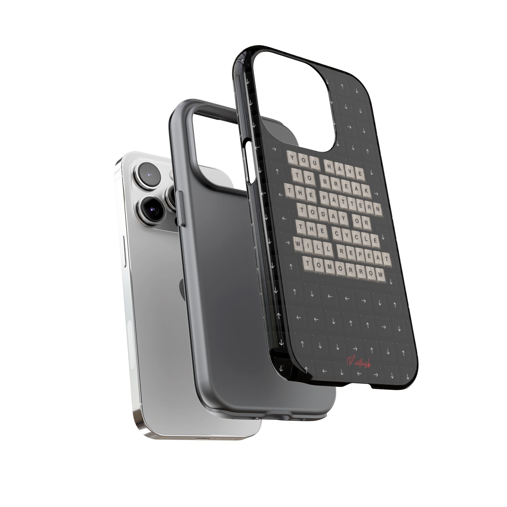 "Break the pattern" Keyboard Tough Case