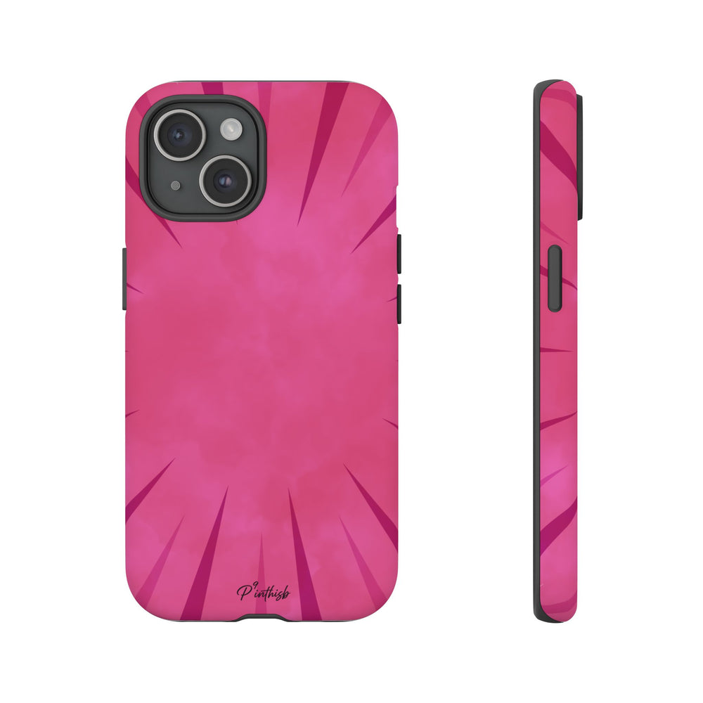 Pink Burst Tough Phone Case