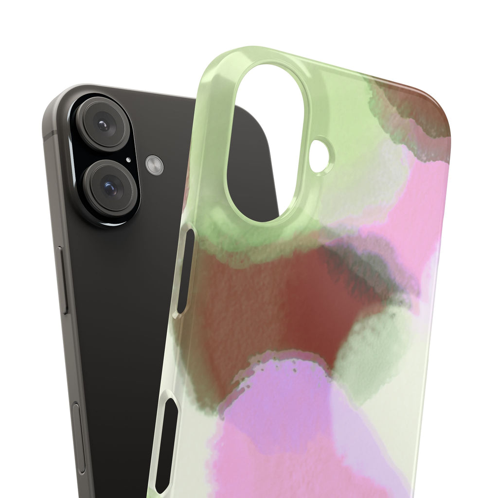 Abstract Pastel Camouflage Snap Phone Case
