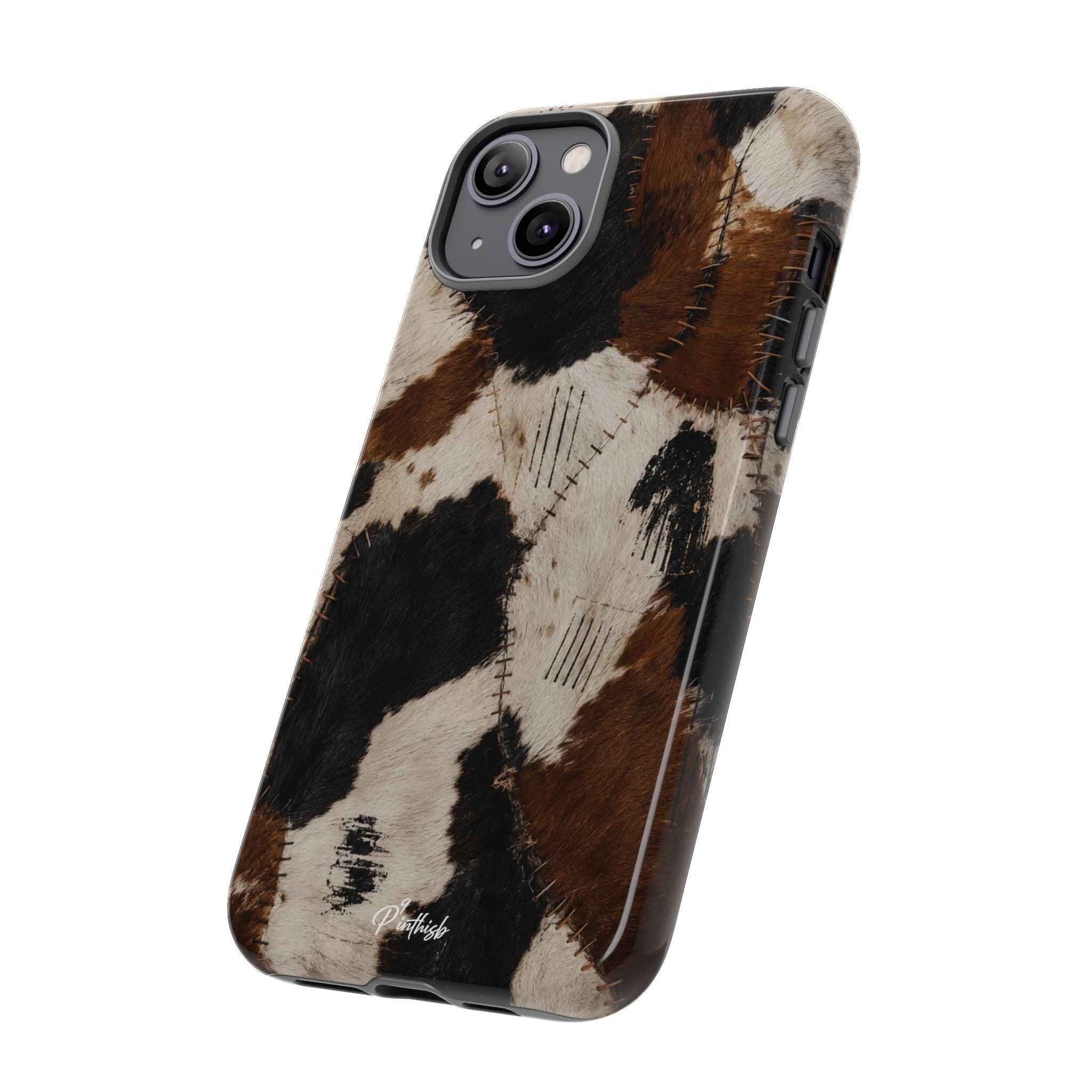 Brown & Black Animal Print Tough Case