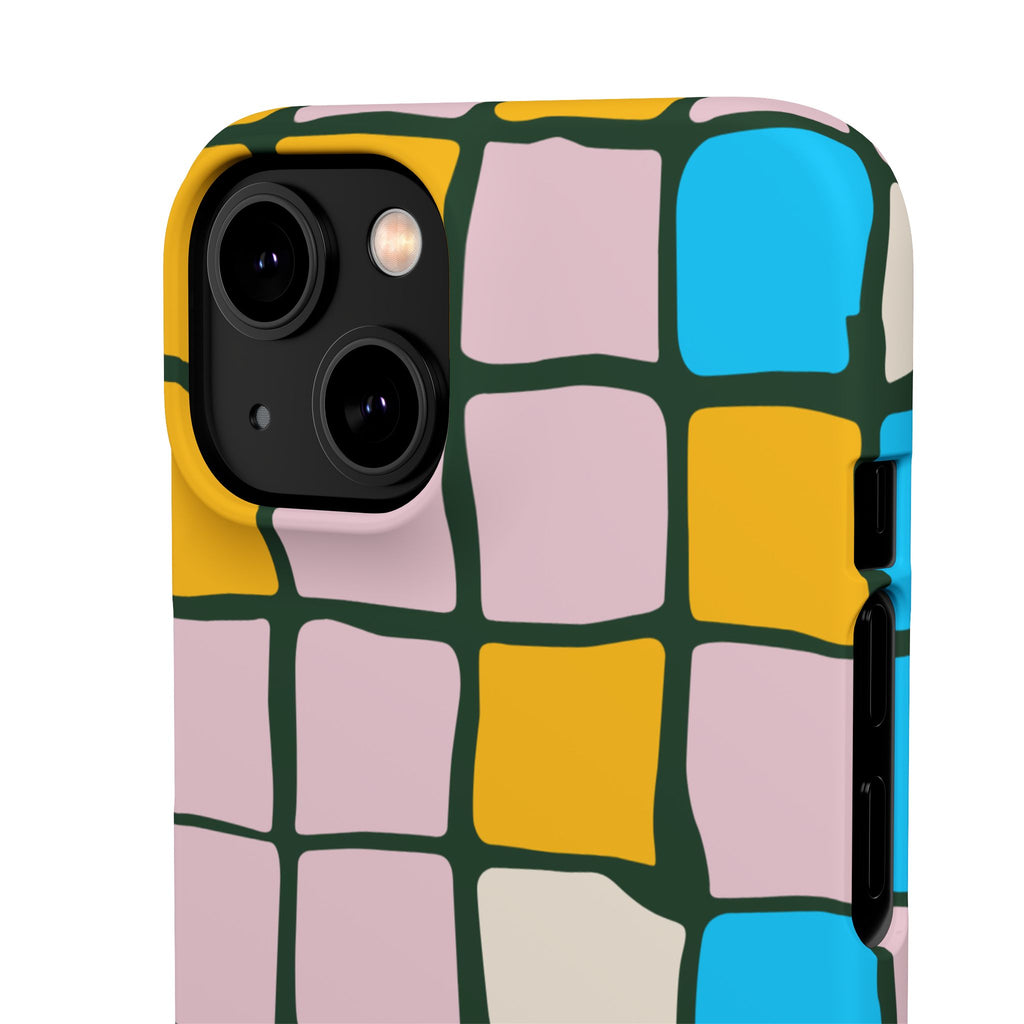 Color Grid Snap Phone Case