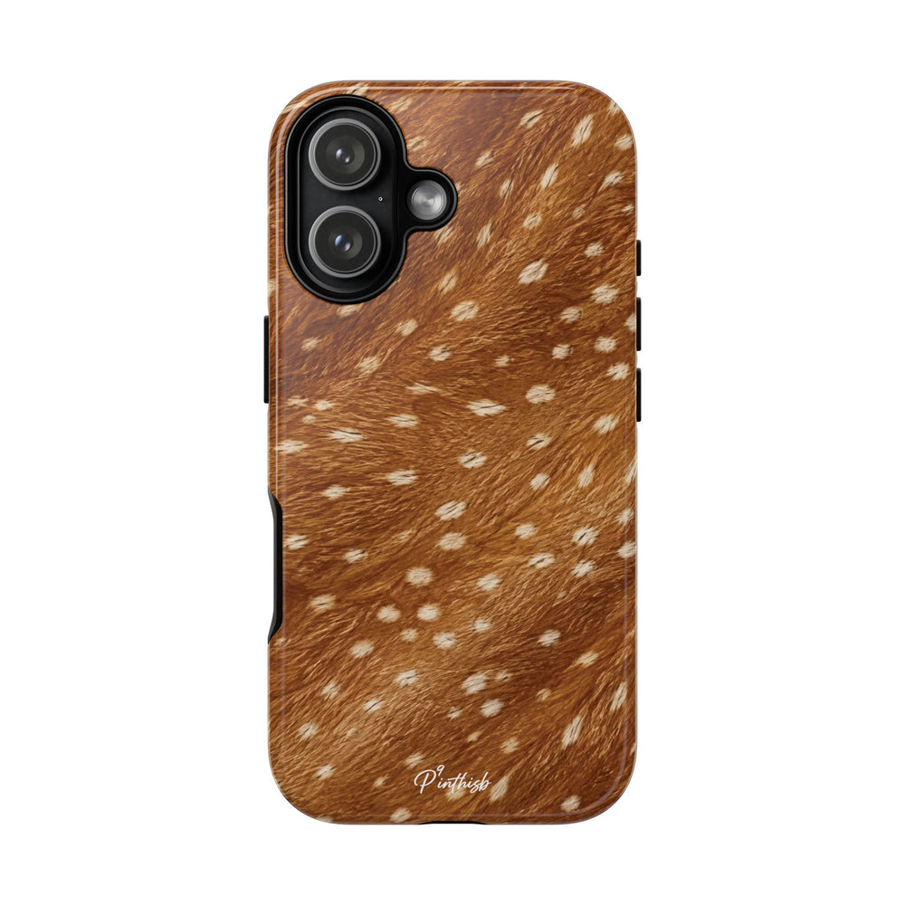 Caramel Deer Pattern Tough Case