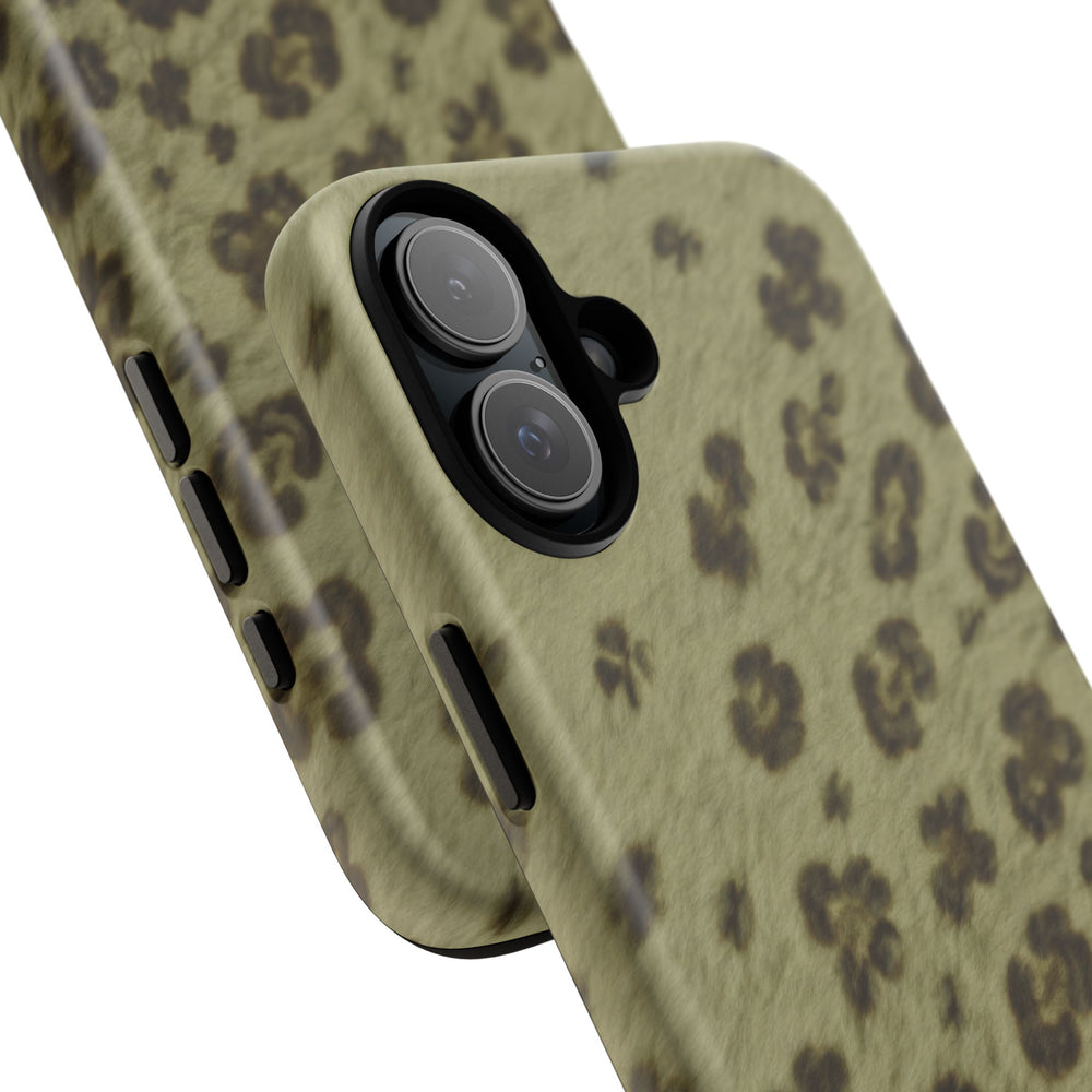 Olive Leopard Print Tough Case