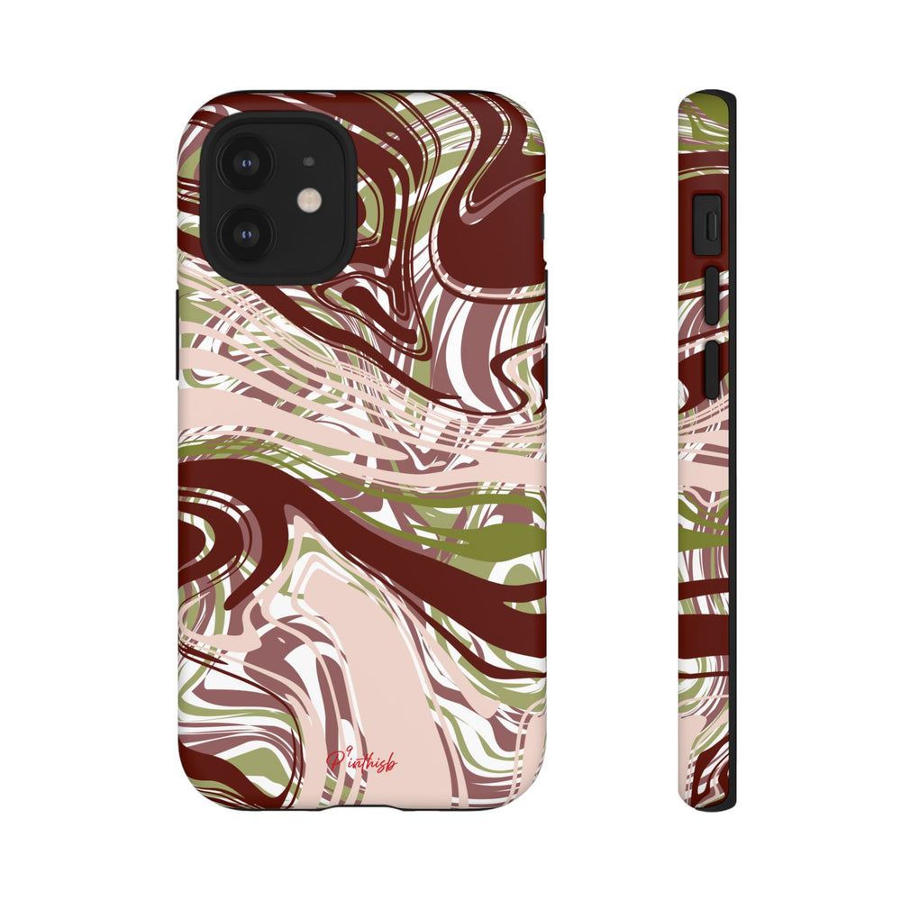 Abstract Marbled Tough Phone Case