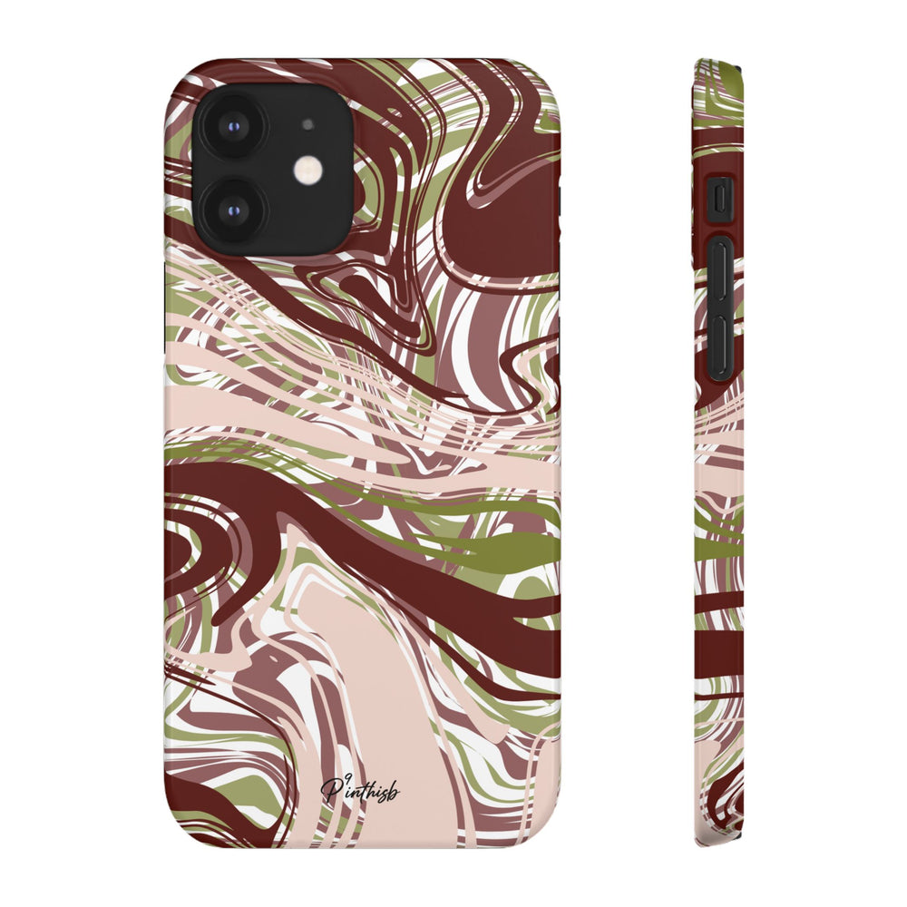 Abstract Marbled Snap Phone Case
