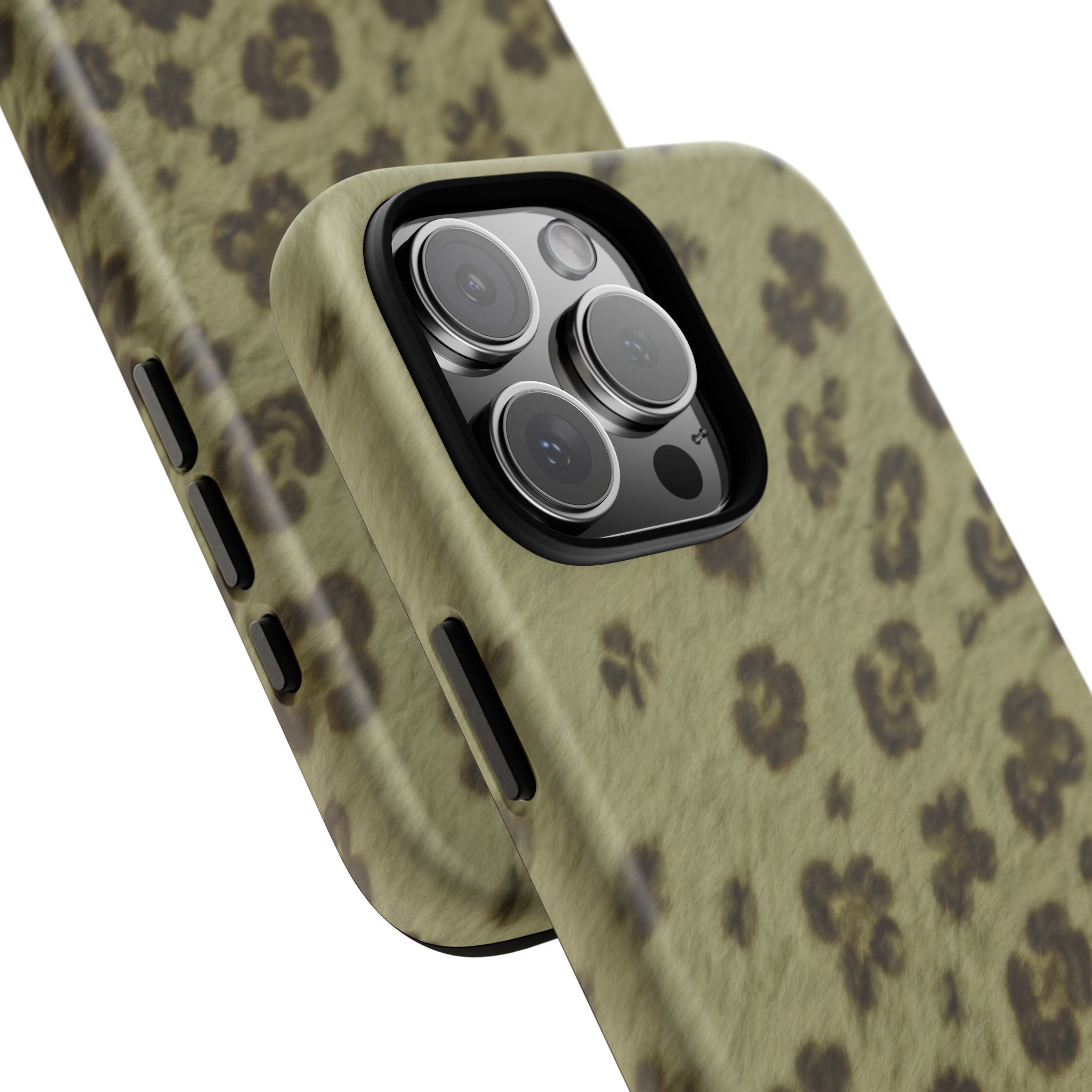Olive Leopard Print Tough Case