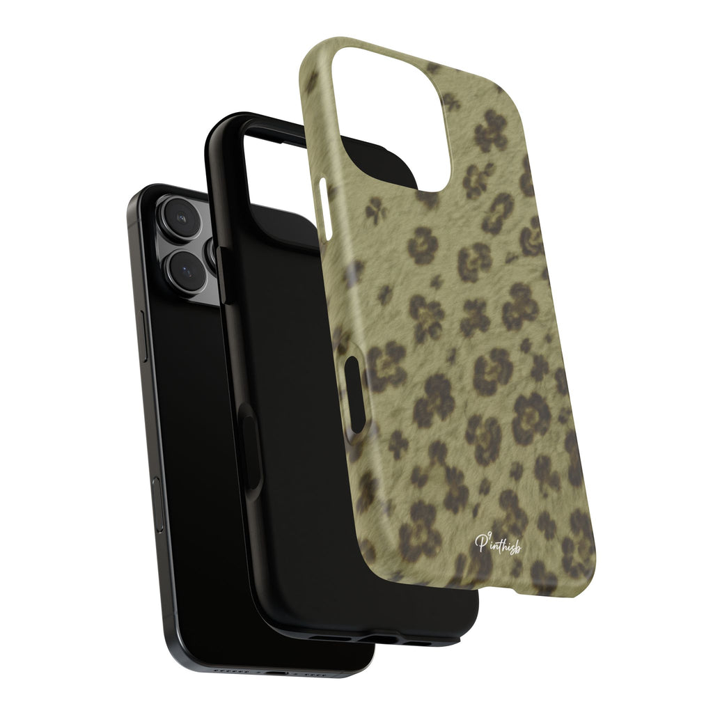 Olive Leopard Print Tough Case