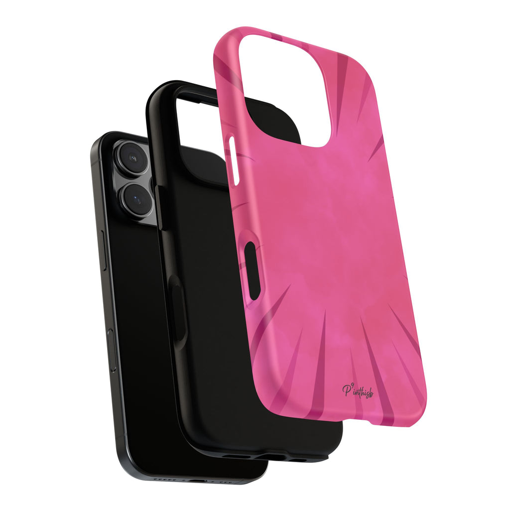 Pink Burst Tough Phone Case