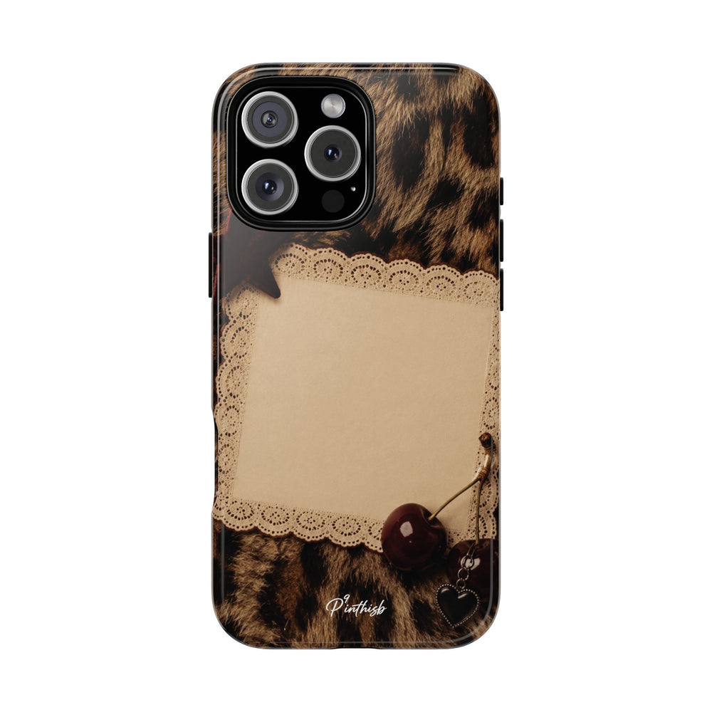 Personalized Leopard Lace Phone Case