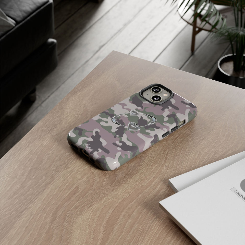 Camouflage Heart Tough Phone Case