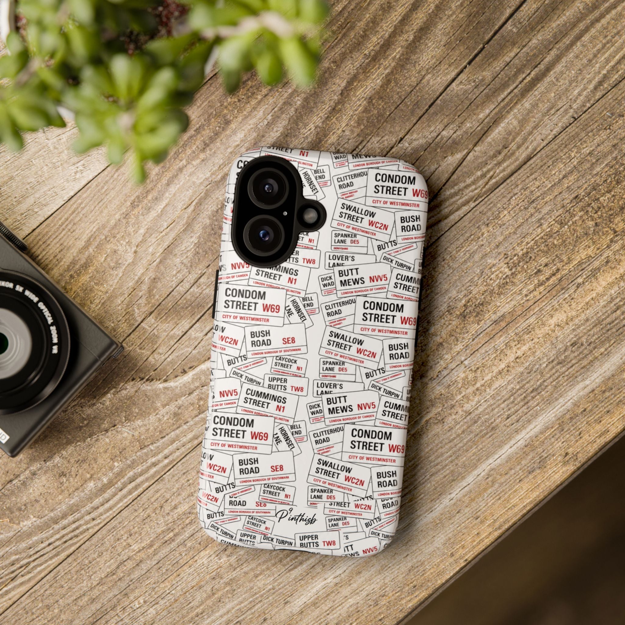 Cheeky London Street Signs Phone Case