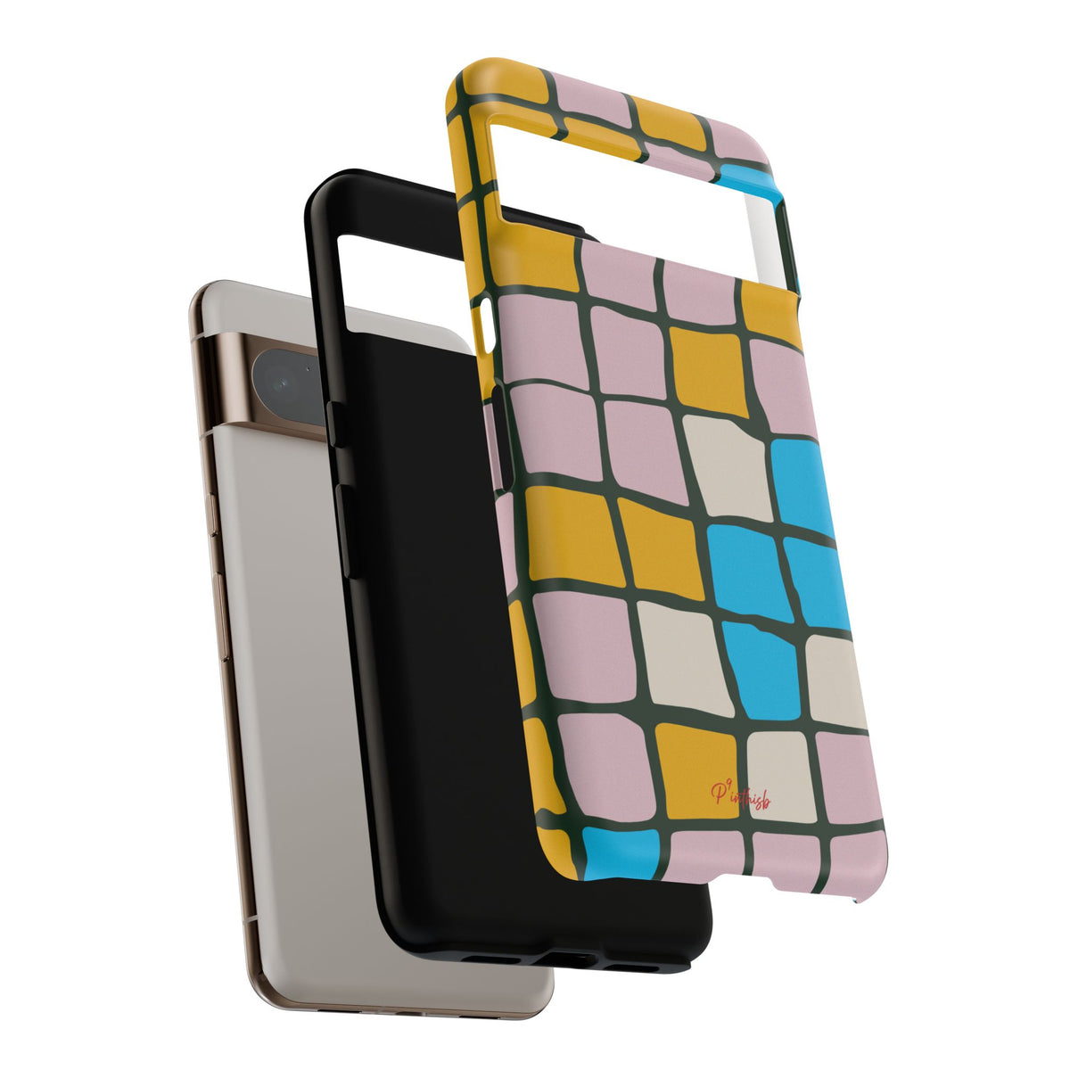 Color Grid Tough Phone Case