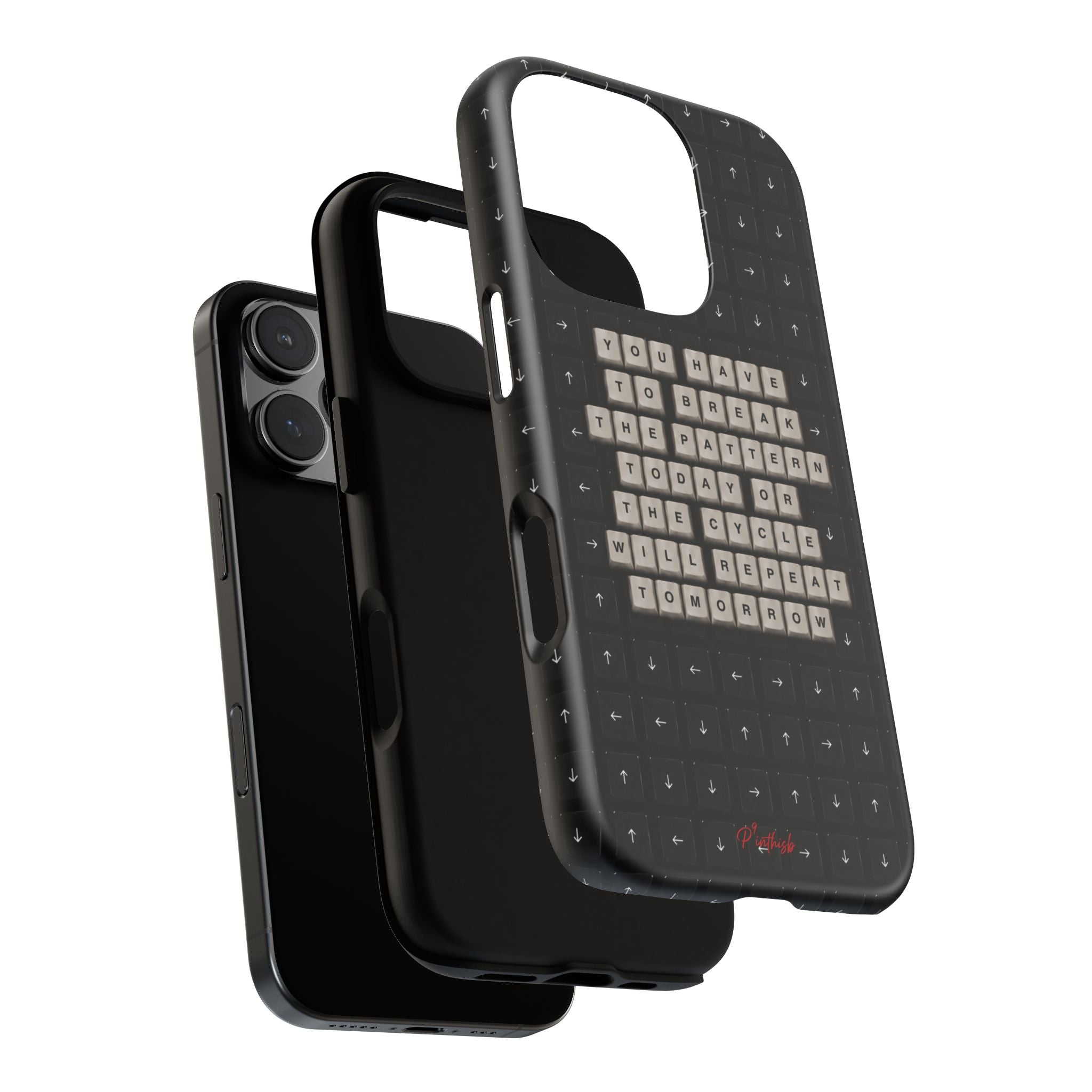 "Break the pattern" Keyboard Tough Case