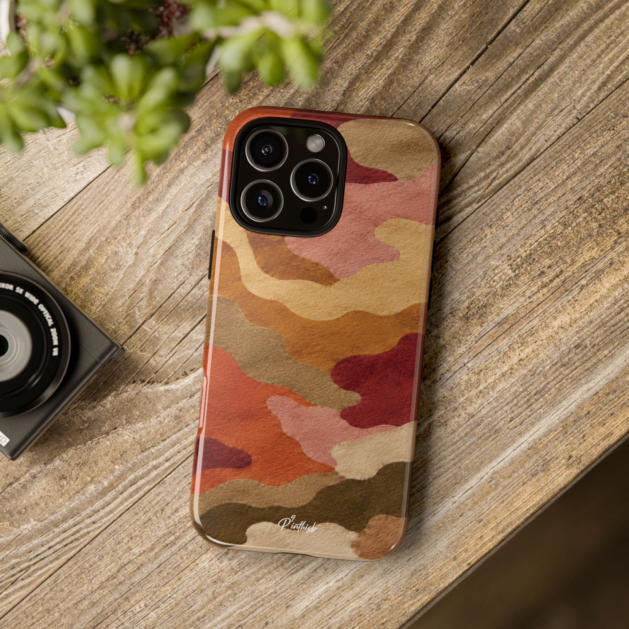 Watercolour Camo Tough Case