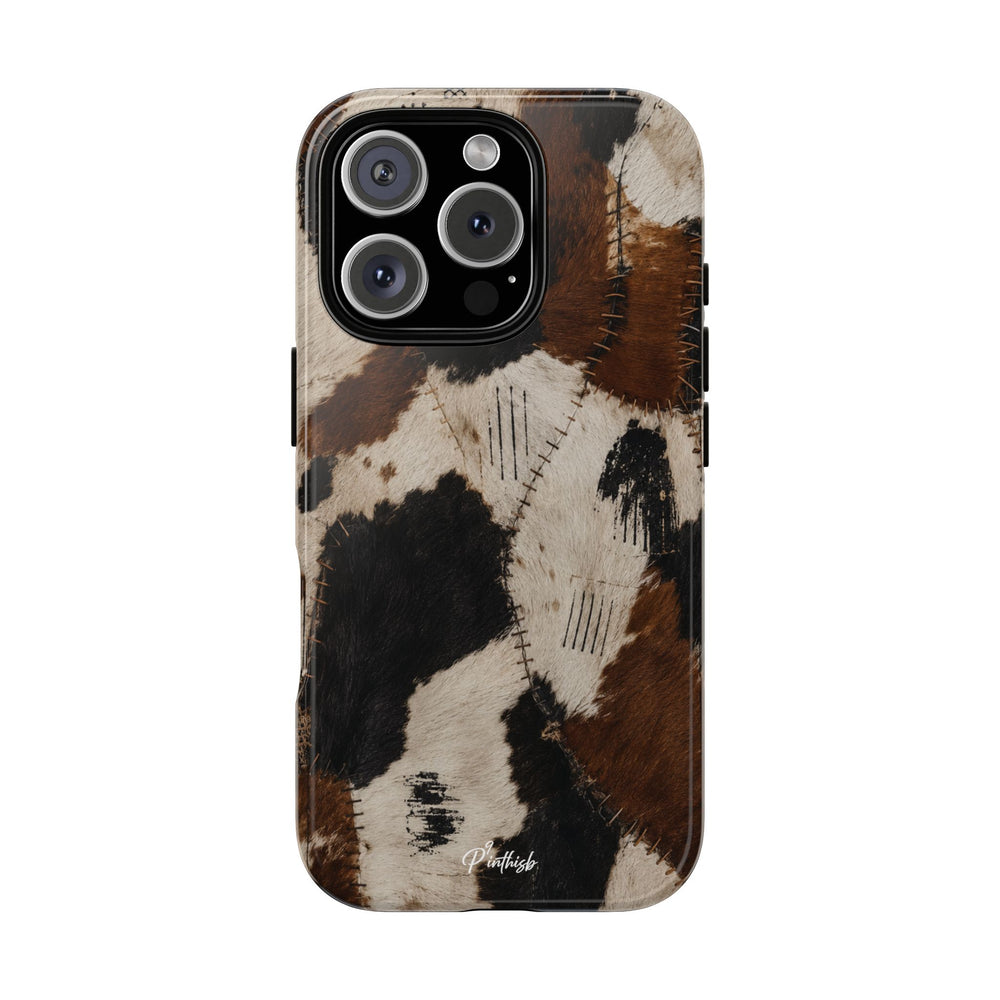 Brown & Black Animal Print Tough Case
