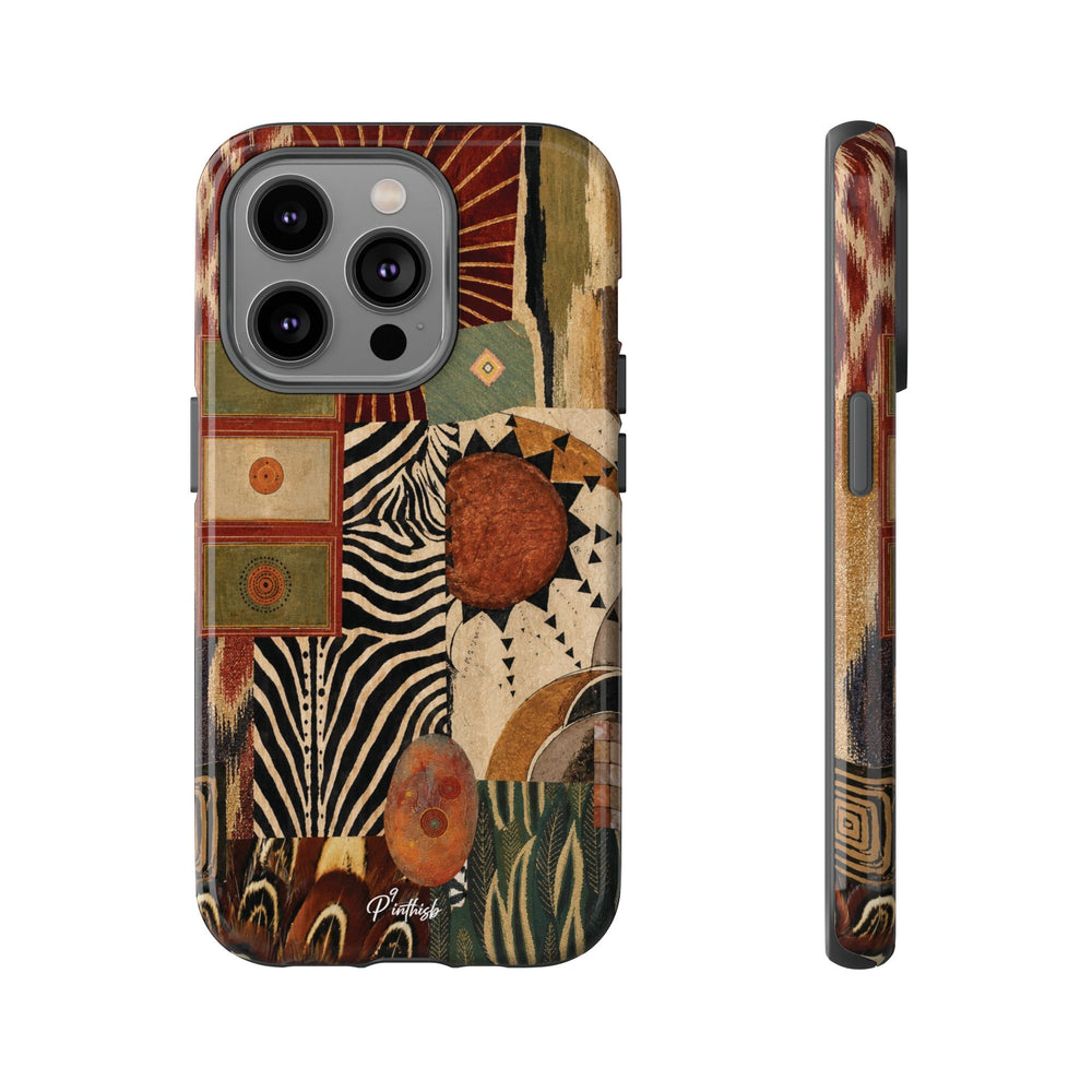 Abstract Boho Collage Tough Case