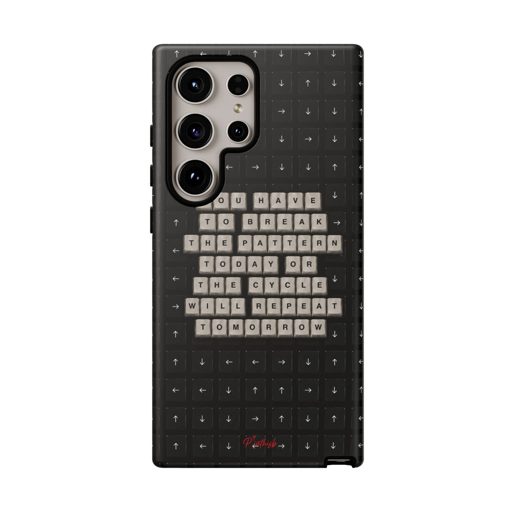 "Break the pattern" Keyboard Tough Case
