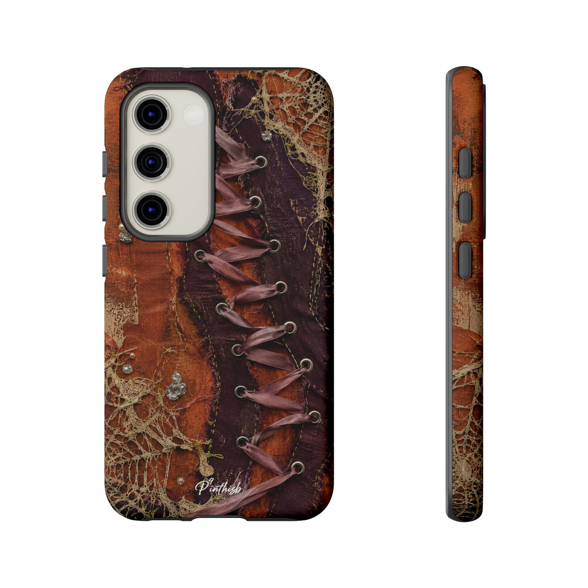 Vintage Leather Lace Tough Case