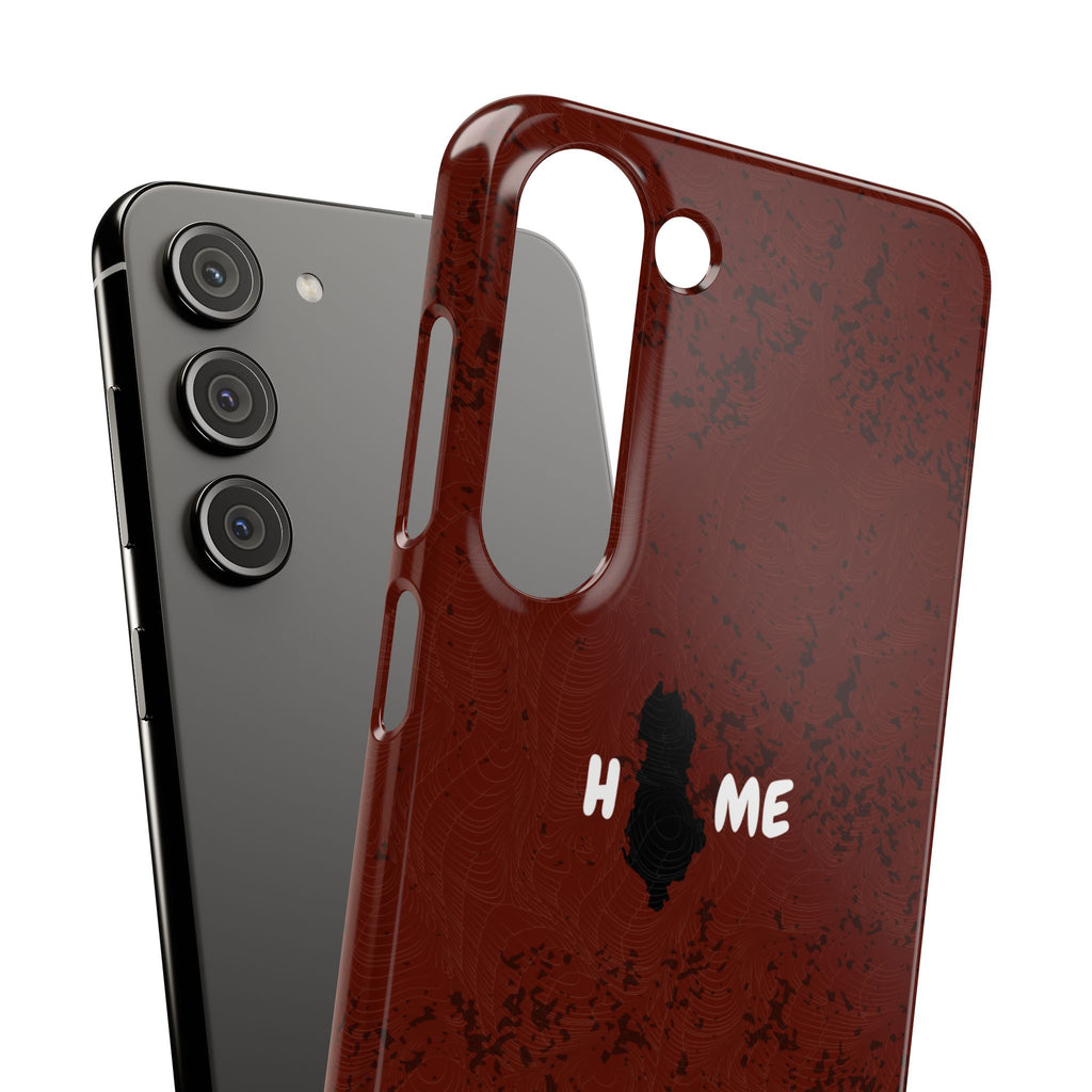 "HOME" Albania Snap Case