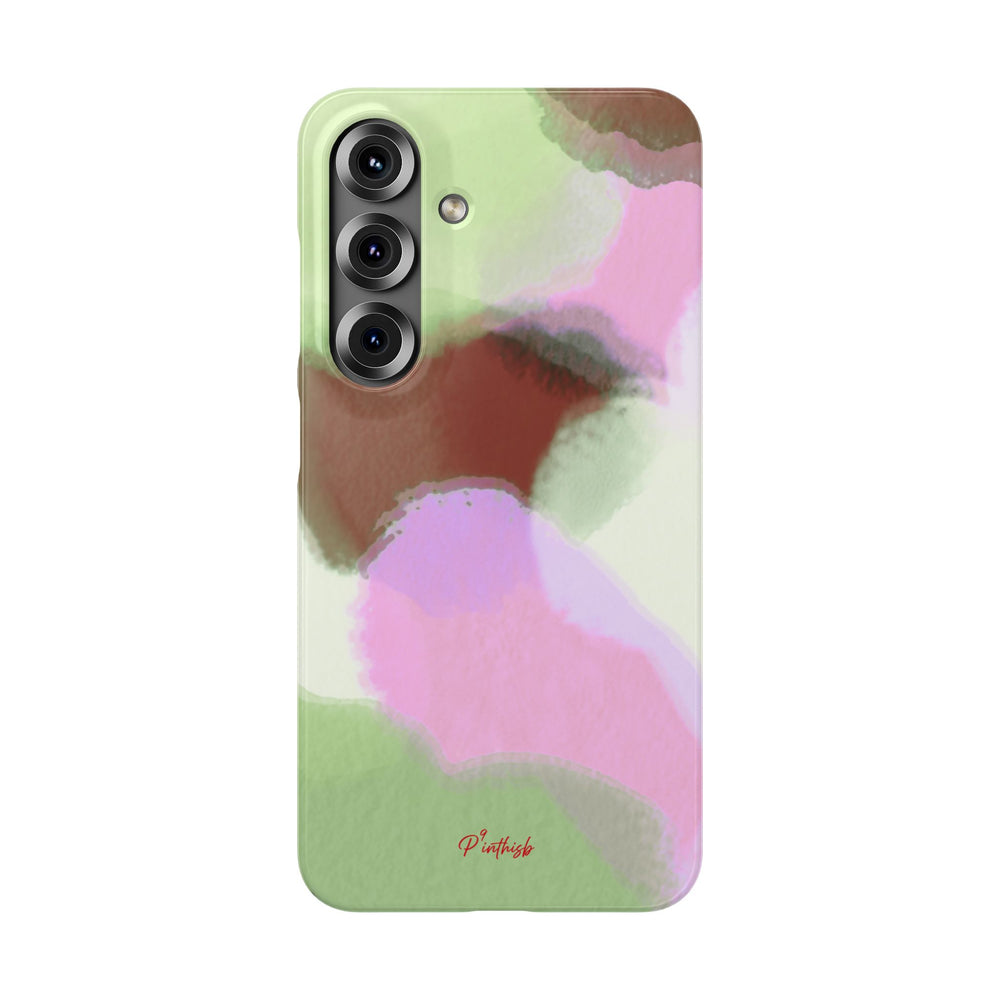 Abstract Pastel Camouflage Snap Phone Case