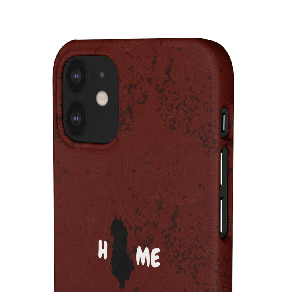 "HOME" Albania Snap Case