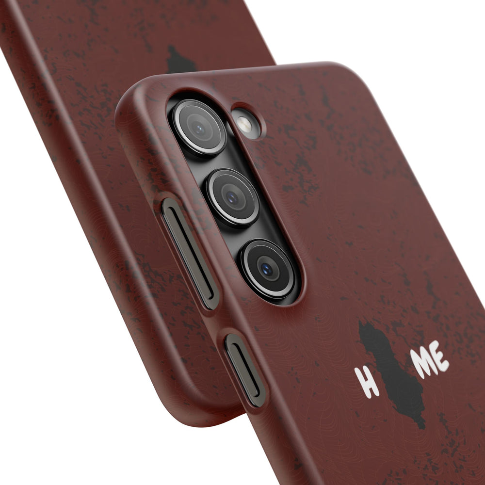 "HOME" Albania Snap Case