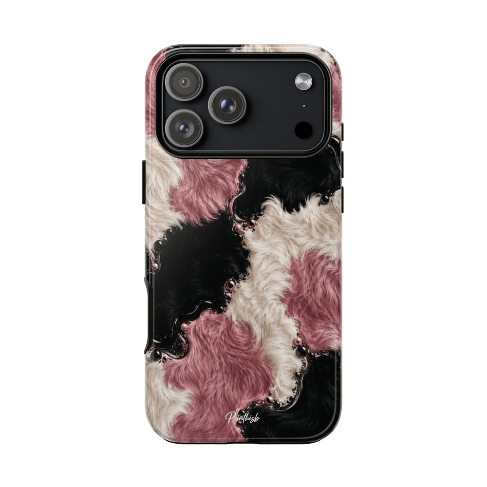 Cow Print Swirl Tough Case