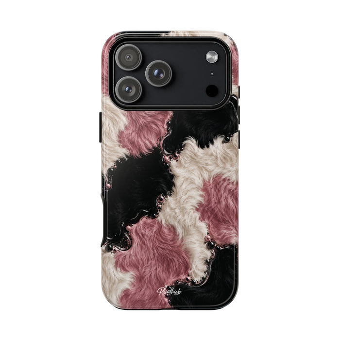 Cow Print Swirl Tough Case